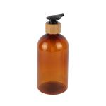 200ml 300ml 500ml Cosmetic Lotion Bottle 7oz 10oz 16oz Refillable Amber PET