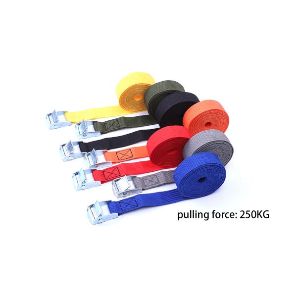 Dansky Wholesale Customized Ratchet Tie Down Strap 100% Polyester Ratchet Tie Downs Straps with Cam Buckle