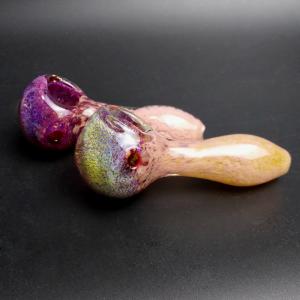 China Lightweight Pretty Colored Glass Hand Pipe For Cool Men Recyclable wholesale