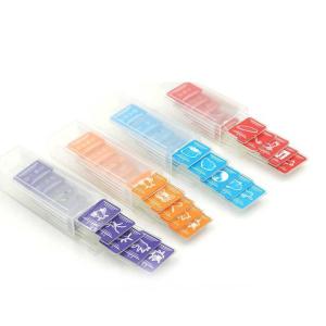 China 35pcs Box Set Of Prepared Glass Microscope Slides On Animals Insects Plants Flowers For Children Education wholesale
