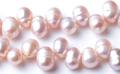 China Lilac Teardrop String Loose Fresh Water Pearl Beads for Handcraft Jewelry Making wholesale