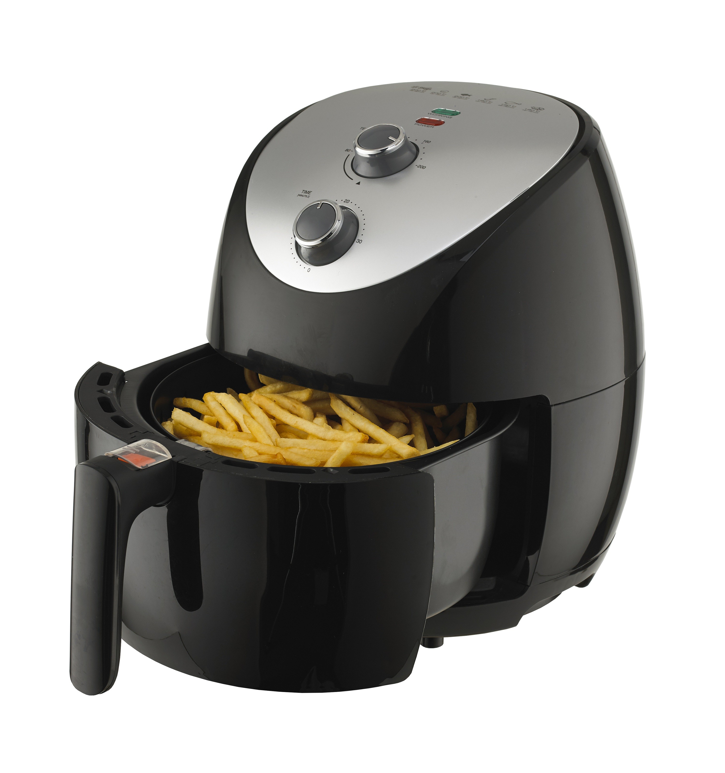 Healthy Multifunction Air Fryer 1500W With Stainless Steel Decoration Panel