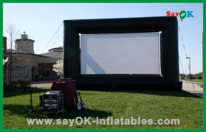 China Inflatable Tv Screen Outdoor Hot Selling 4X3M Oxford Cloth And Projection Cloth  Inflatable Movie Screen For Sale on sale