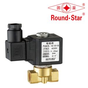China asco brass miniature solenoid valve direct acting normally closed NC 1 / 8 &quot; - 1 / 4 &quot; AC220V 230V wholesale