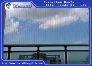 China High Rise Building Grey 6m #316 Safety Invisible Grille For Balcony wholesale
