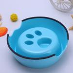 Non Slip Slow Eating Cat Bowl Prevent Cat Food Splash Water Pet Slow feeder