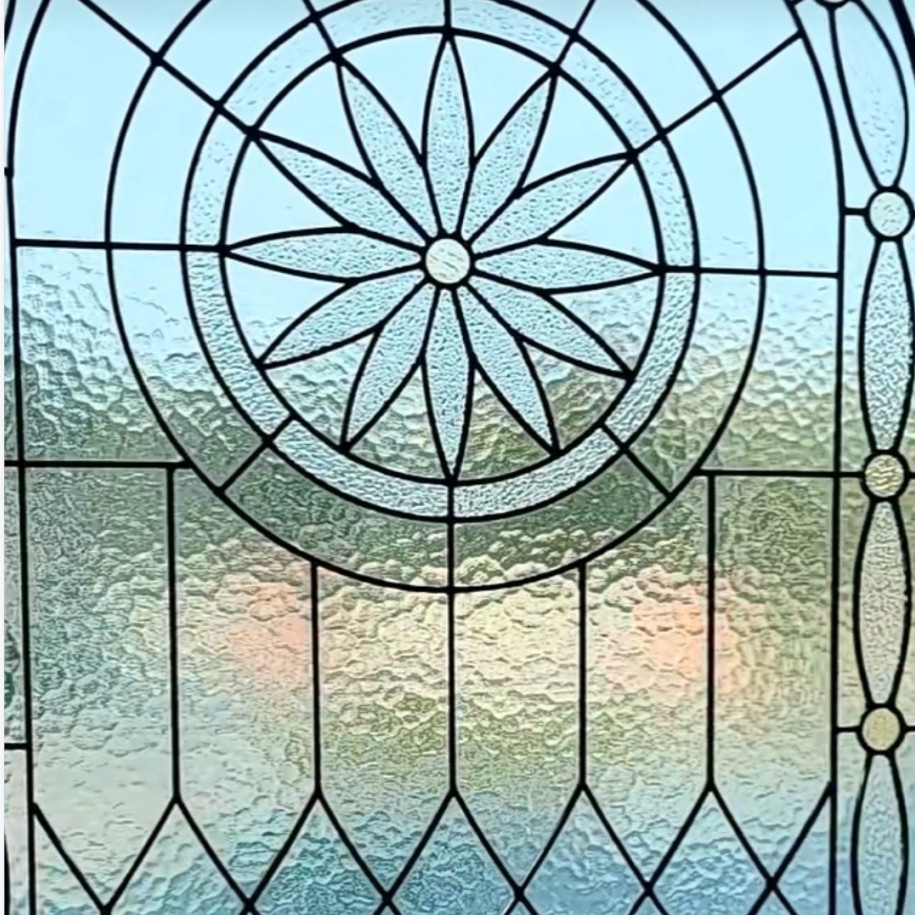 Church Tiff Stained Glass For The Nave Handmade Stained Glass For Dome Roof Decorative Leaded Glass