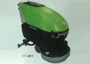 China Hands Push Type Warehouse Floor Sweeper Scrubber Double Brush 400w Power wholesale