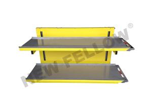 China Yellow Powder Coated Steel Ambulance Stretcher Platform With Two Layer wholesale