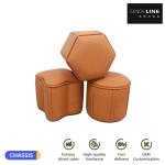 PU Minor Stool Chair Household Commercial Custom Shape Color