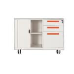 Commercial Cushion 3 Drawer Metal Pedestal mobile office caddy