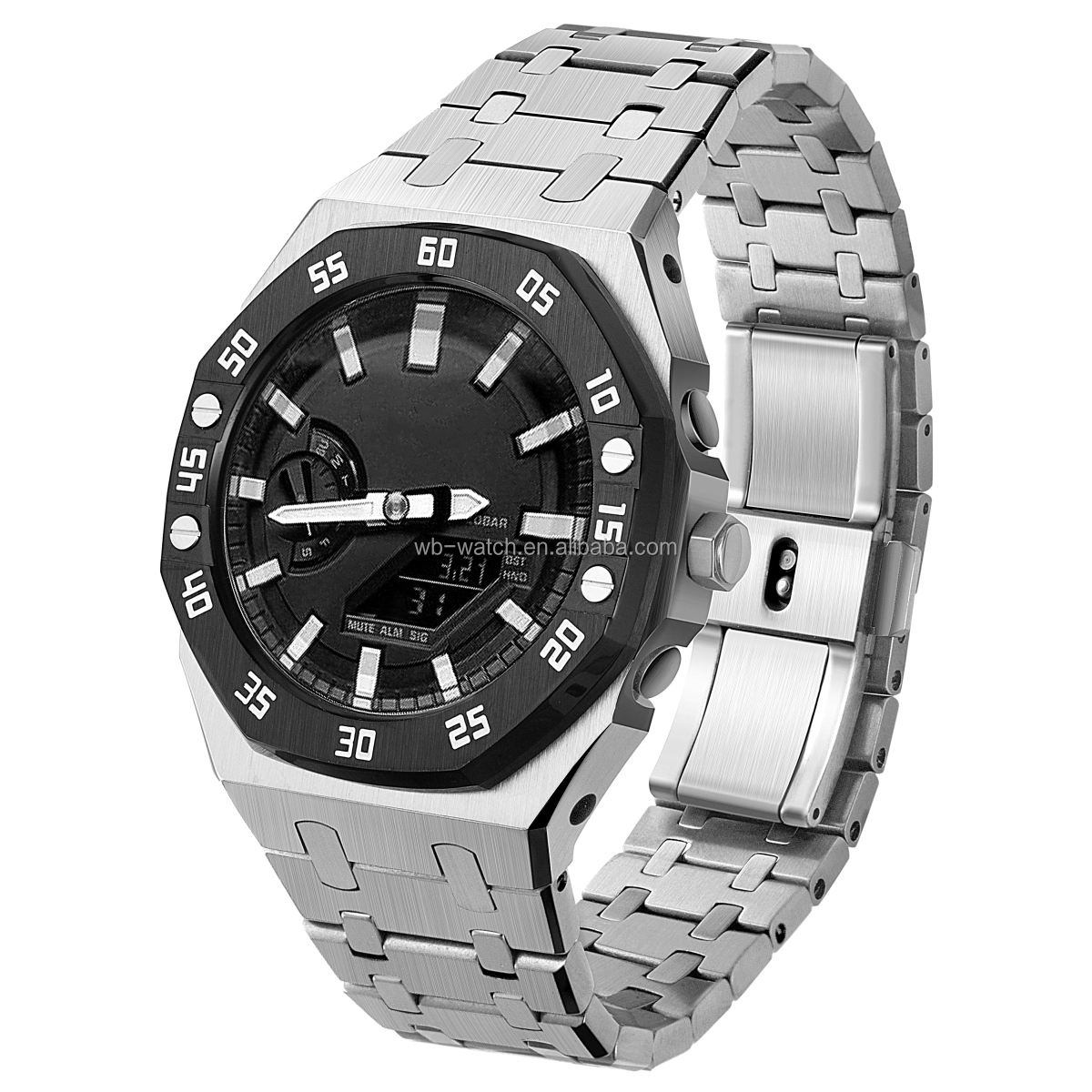 Customized Luxury Value Stainless Steel Strap for Casio G Shock Watches Modified Case