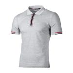 MACTING Custom Men's Half Zip Polo Shirts Colorful or Customized Casual Sport