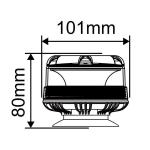 Sucked Base Type Signal Beacon IP65 Magnetic Beacon Light For Truck