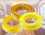 PVC Plastic Coated Copper Gas Pipe , SS304 yellow plastic pipe