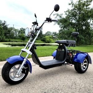 China 2000w Electric Moped Bike 3 Wheel Fat Tire Brushless Dc Motor on sale