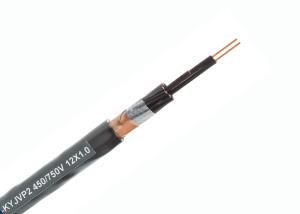 China 2 - 61 Core Flexible Control Cable Solid Bear Copper Conductor XLPE Insulation wholesale
