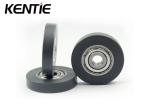 626ZZ 6x30x9mm Ball Bearing Pulley POM Flat Roller Wheels For Conveying Guide