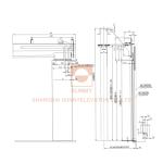 Vvvf Passenger Elevator Door Operator , Center Opening Elevator Door Components