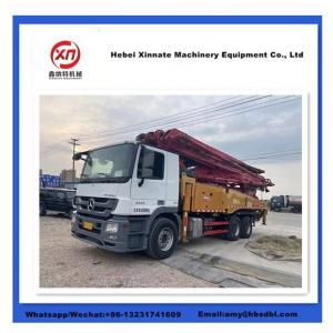 China DN125 Used Concrete Pump Truck Secondhand Putzmeister Mobile Concrete Pump wholesale