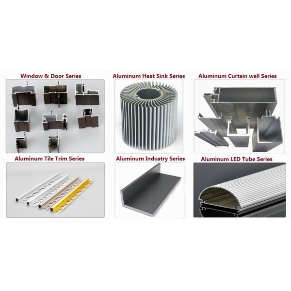 Corrosion Resistant Anodized Silver Aluminum Curtain Wall Profiles
