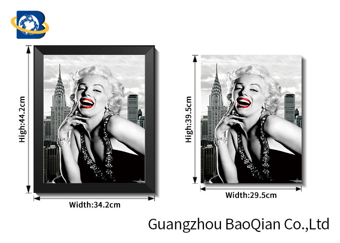 3d Stereograph Printing / Pictures , Lenticular Famous Figure 3d Picture Of Beautiful Girl