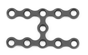 China 1.0mm thickness H Shaped Titanium Plates For Orthopedic Surgery 2.0mm HA wholesale