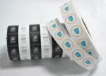 Printed Adhesive Blank Eggshell Stickers Used For Seal Cosmetic Packages