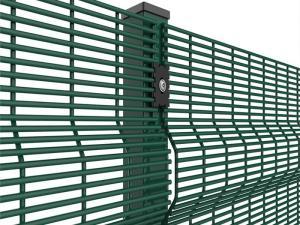China 60 × 60 Mm Post Pressed 358 Security Fence Horizontal V Shaped Beams wholesale