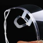 Clear ABS PET Hygiene Face Mask For Reception Staff