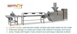 China High Efficiency Animal Feed Extruder , Cold Extrusion Pet Chewing Treat Machine wholesale