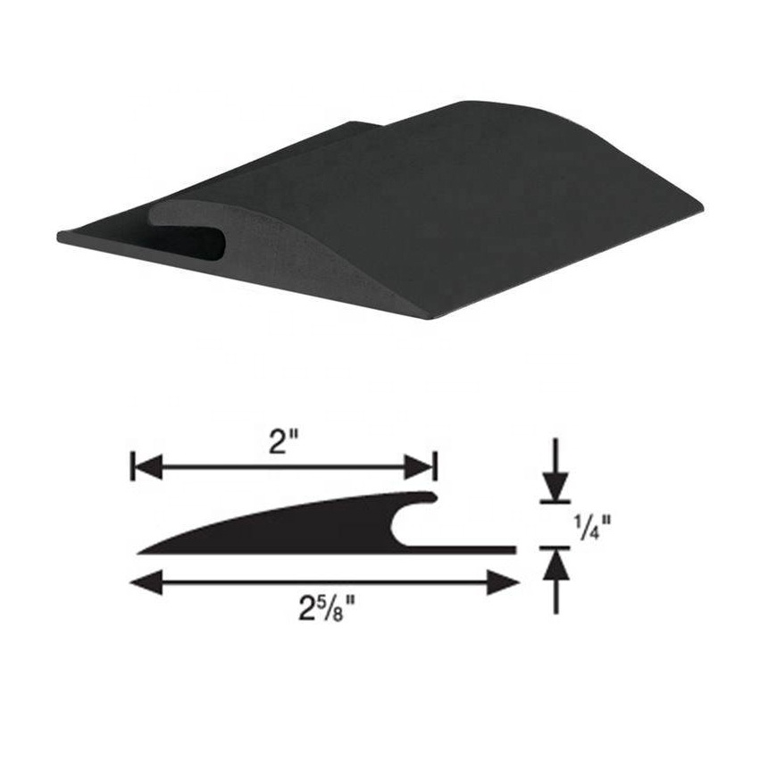 Flooring Accessories PVC Floor Transition Strips for Durable Rubber Carpet Protection