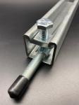 Carbon Steel M10 M12 Unistrut Seismic Hinge Thread Rod Stiffener