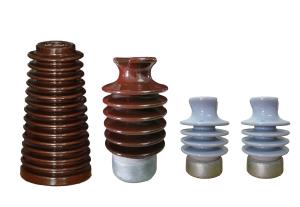 China ANSI 57-2S Professional F Neck 12.5kN Line Post Porcelain Insulators wholesale