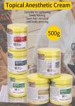 J-CAIN 500 Gram Korean Tattoo Numbing Cream Green Red Blue Golden Silver Label