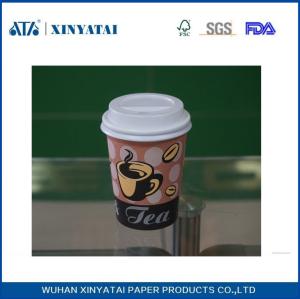 China 22oz Custom Impermeable Disposable Cold Drink Paper Cups with Lids for Coffee Shop wholesale
