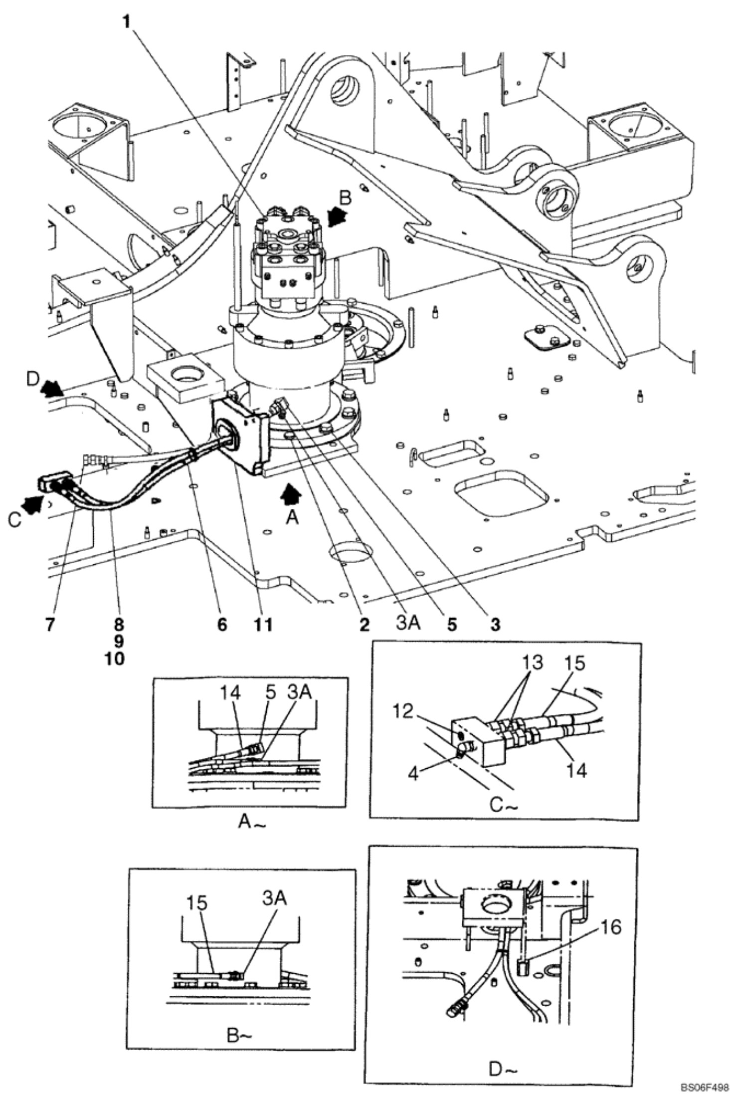 SH135 Excavator Swing Gearbox Construction Machinery Swing Reduction KMC0093