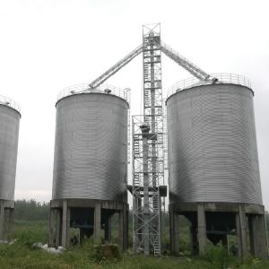 China Farm Circle Corrugated Grain Silo Storage With Galvanized Steel Sheets wholesale