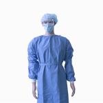 Antistatic Radiation Proof Disposable Isolation Gown With Knitted Cuff