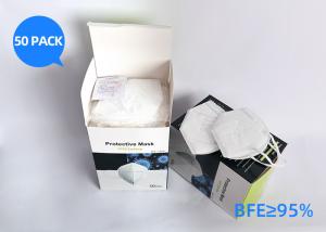 China Healthcare Disposable FFP2 N95 Face Mask / Rated Mask High Efficiency wholesale