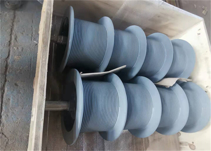 Double or Multi Lebus Grooved Drum For Hoist Winch to Winding Rope