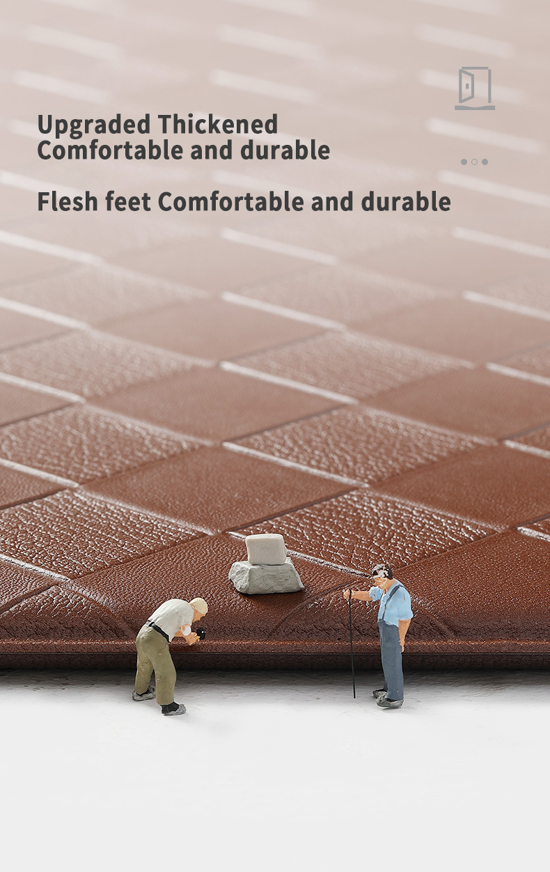 KITCHEN MAT Waterproof and Non-Slip PVC Carpets for Fatigue Prevention in Kitchens