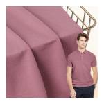 Sweat Absorbing Polo Shirt Cotton Fabric Heavy Weight Combed Pique Material