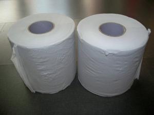 China 120 g White Small Dots Embossed Sanitary Paper , Soft Toilet Tissue for ,Children wholesale