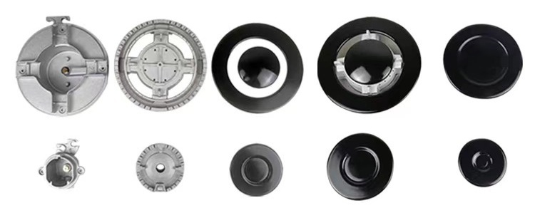 2 Burner Gas Cooktop Stainless Steel Construction with Heat Resistant Knobs Ideal for Continuous in Professional Kitchen