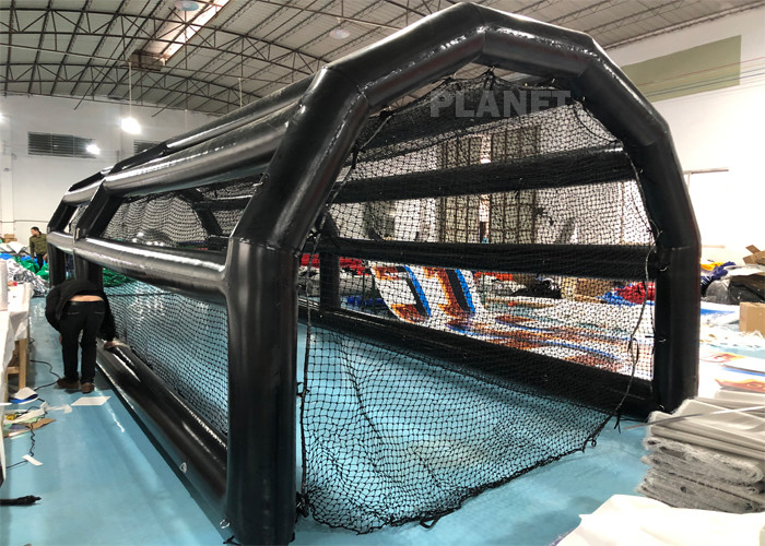 Airtight Inflatable Baseball Batting Cage Digital Printing