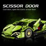 LEGO Compatible Electric Sports Car Building Block Toy 30m Remote Distance for