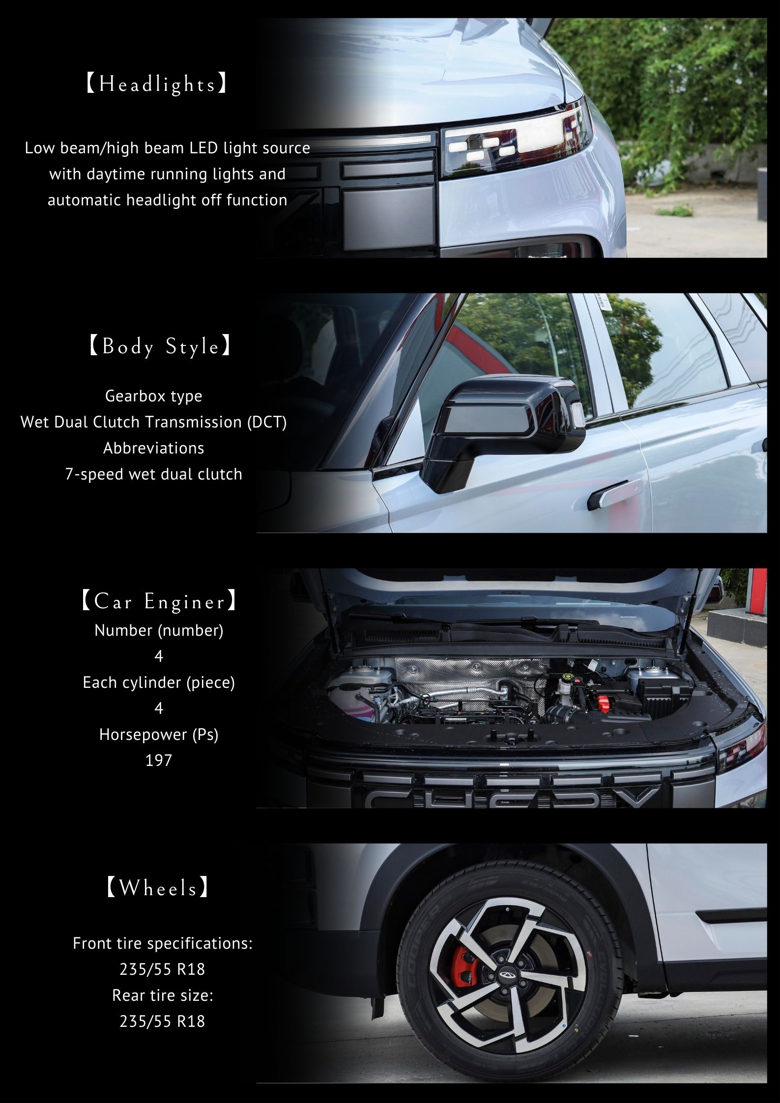 Deposit 2023 High Speed Chery Tansuo 06 1.6T 2WD Luxury SUV Chery Explorer 06 Gasoline Car RHD