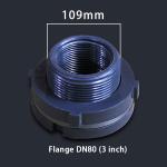 DN15-DN80 Garden Water Tank Plastic PVC Valve Fittings Adapter with Flange