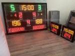 4mm Acrylic Board Red Color Shot Clock With Game Time